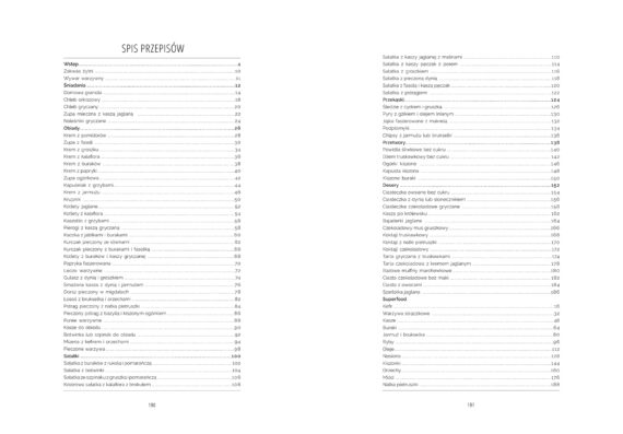 Superfood po polsku - spis treści