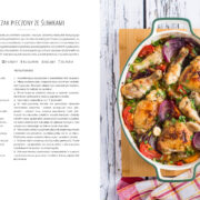 Przepis na kurczaka pieczonego ze śliwkami Przepis na kurczaka pieczonego ze śliwkami