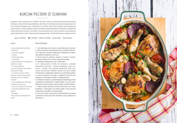 Przepis na kurczaka pieczonego ze śliwkami