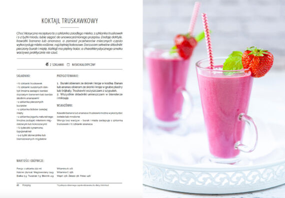 Koktajl truskawkowy - przepis
