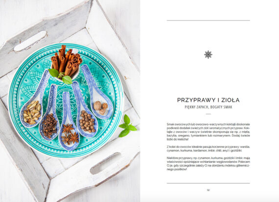 Superfood - koktajle z owoców i warzyw - przyprawy