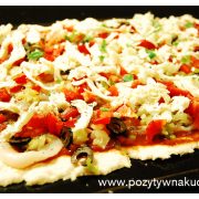 Pizza z owocami morza