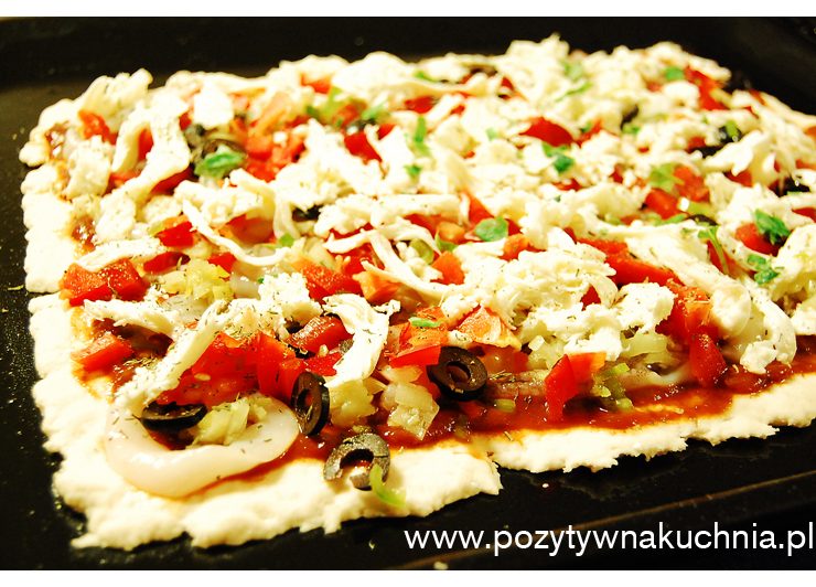 Pizza z owocami morza