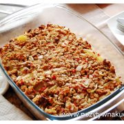 Zapiekanka ziemniaczana z orzechami