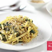 Makaron ze szpinakiem