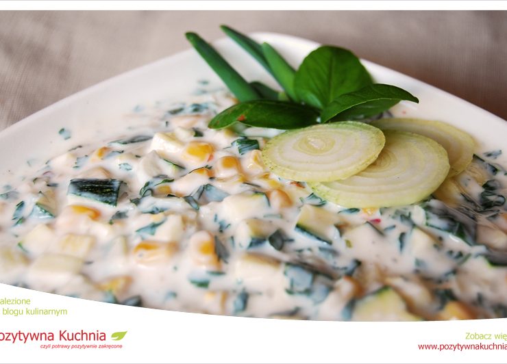 Dip z cukinii z pietruszką