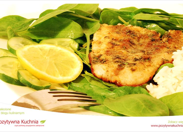 Grillowana tilapia w miętowym sosie