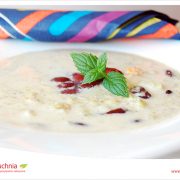 Zupa brokułowa z krewetkami