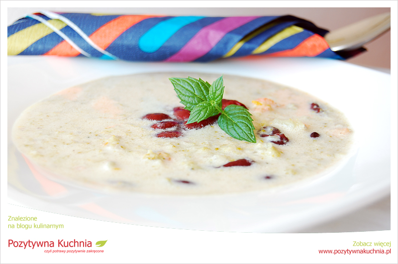 Zupa brokułowa z krewetkami