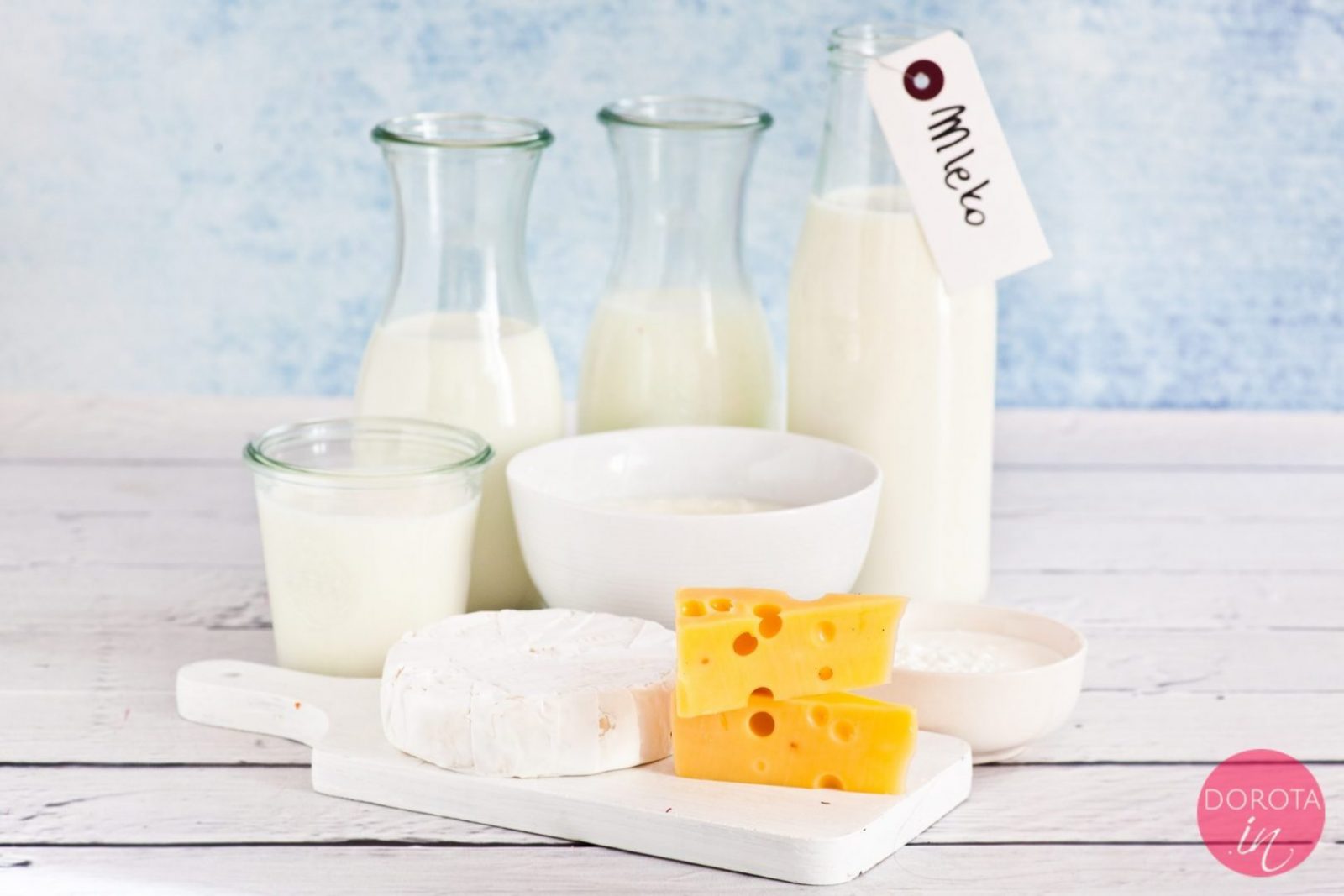 Mleko i jego przetwory - bogactwo białka, wapnia i witamin B, A i D