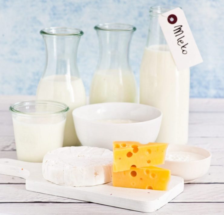 Mleko i jego przetwory - bogactwo białka, wapnia i witamin B, A i D
