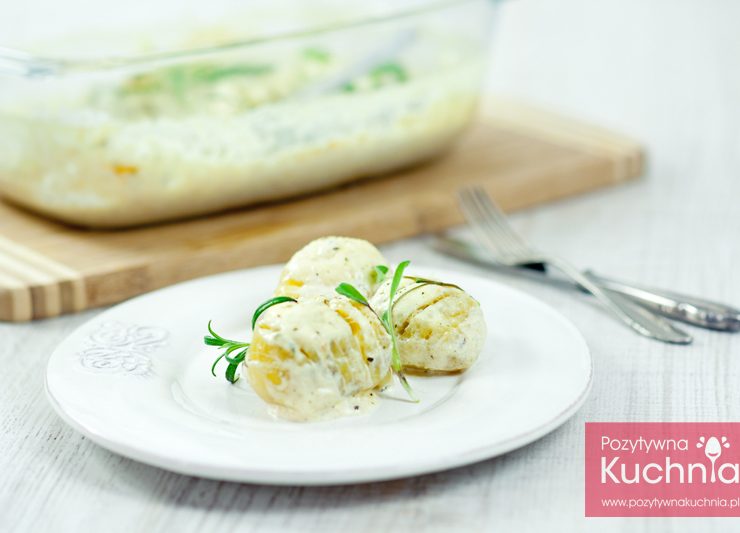 Ziemniaki Hasselback