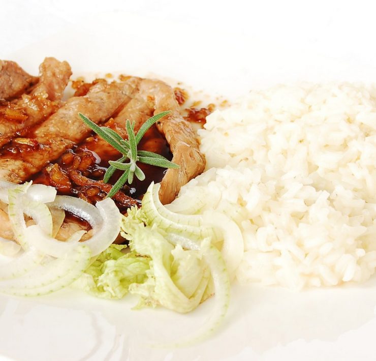 Grillowany schab w glazurze pomarańczowej