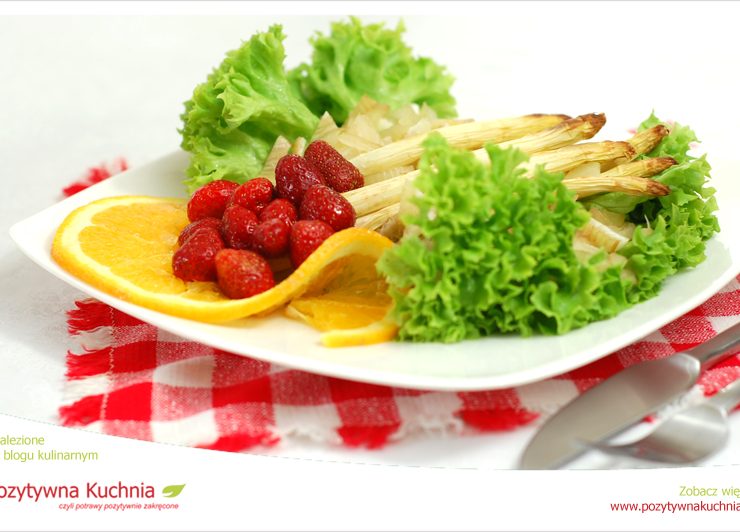 Grillowane białe szparagi o anyżowym aromacie