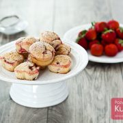Muffiny z truskawkami