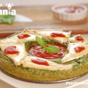 Babka szpinakowa z serem pleśniowym