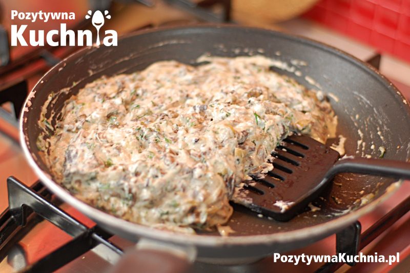 Gotowy farsz pieczarkowy z twarożkiem