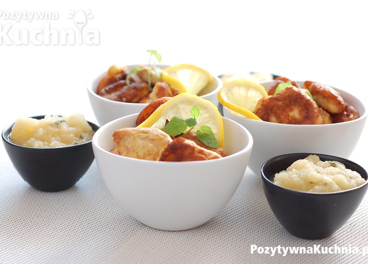 Kurczak z sosem miętowym