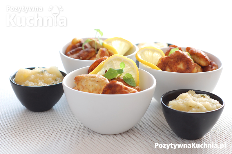 Kurczak z sosem miętowym