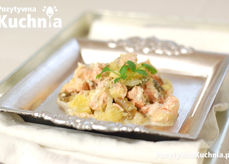 Łosoś w śmietanie