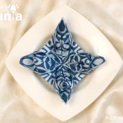 Serwetka złożona w gwiazdę betlejemską