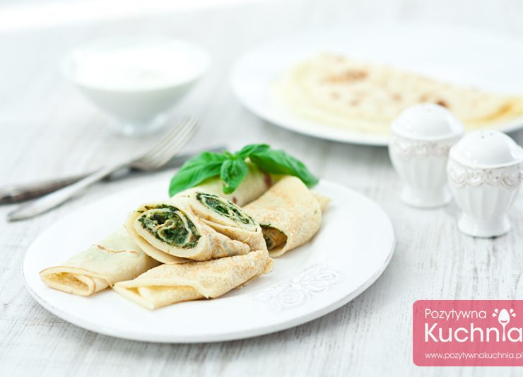 Naleśniki ze szpinakiem