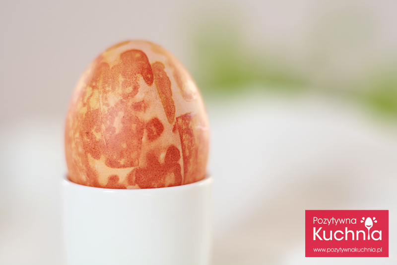 Jajko marmurkowe barwione cebulą
