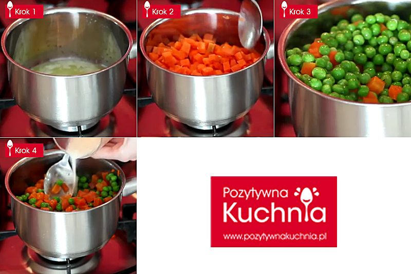 Jak zrobić marchewkę z groszkiem krok po kroku