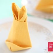 Serwetka w kształcie zajączka