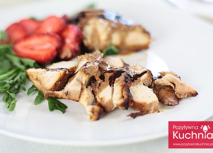 Kurczak z sosem truskawkowym