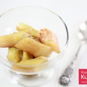 Pieczony rabarbar