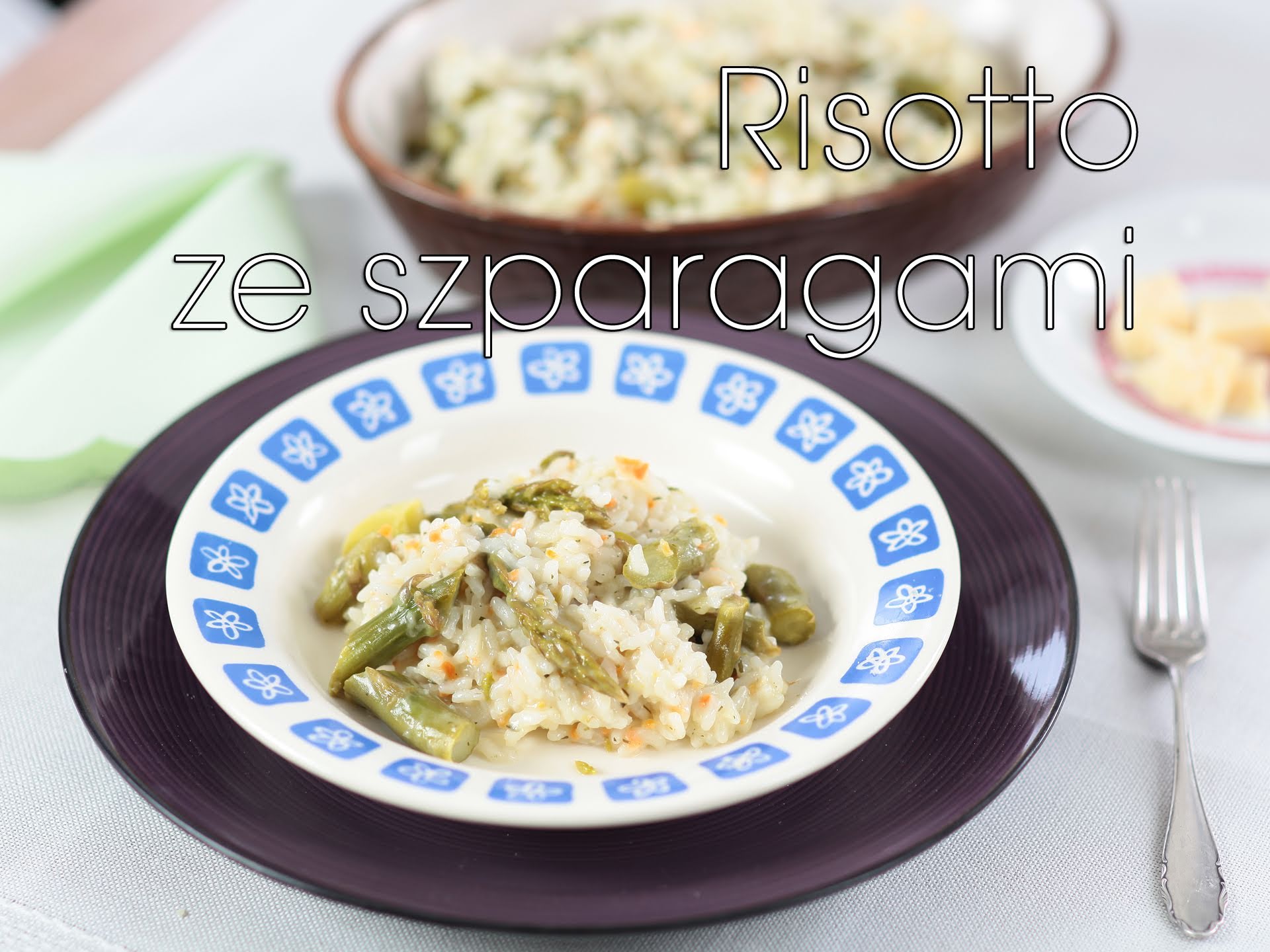 Risotto ze szparagami przepis Dorota Kamińska