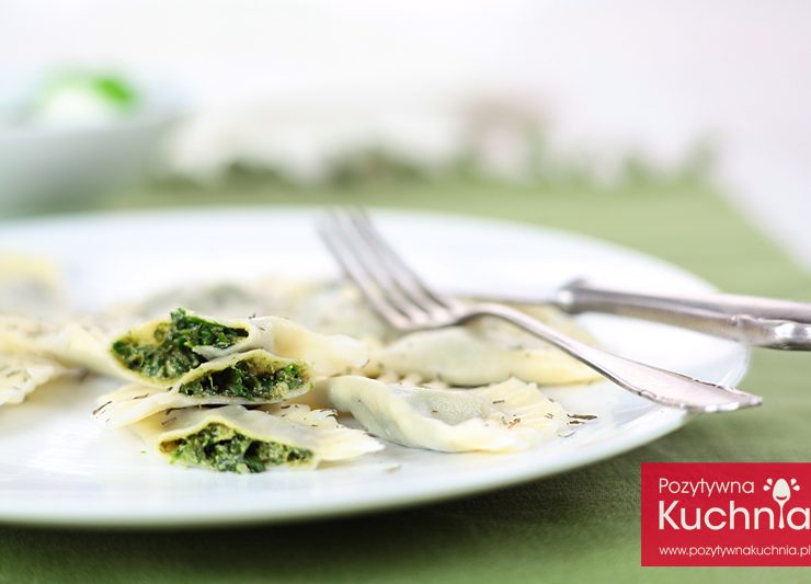 Pierogi ze szpinakiem
