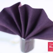 Serwetka - wachlarz w kieliszku