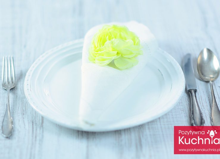 Serwetka - rożek z kieszonką