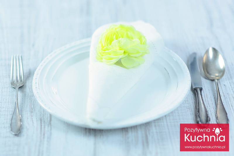 Serwetka - rożek z kieszonką