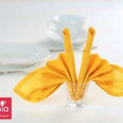 Serwetka - świecznik w kielichu