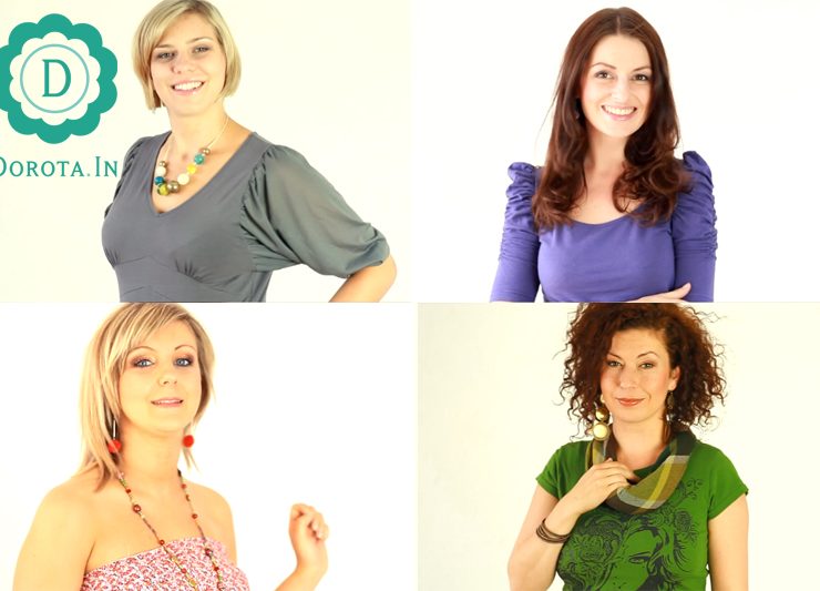 4 typy urody: akwamaryna, ametyst, koral i bursztyn