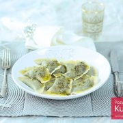 Pierogi z grzybami i kapustą