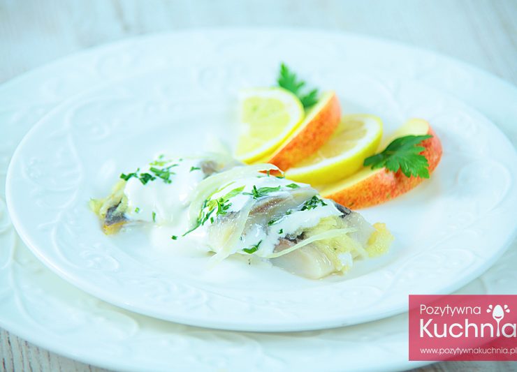 Śledzie w śmietanie