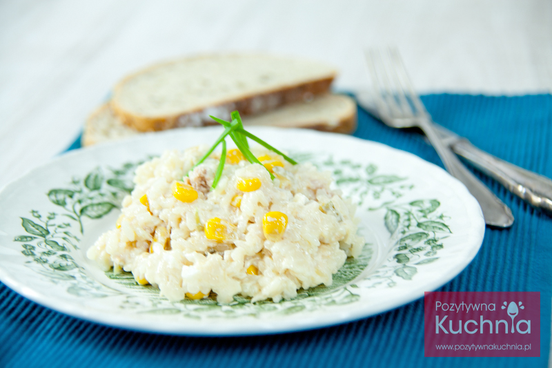 Sałatka z tuńczykiem i ryżem