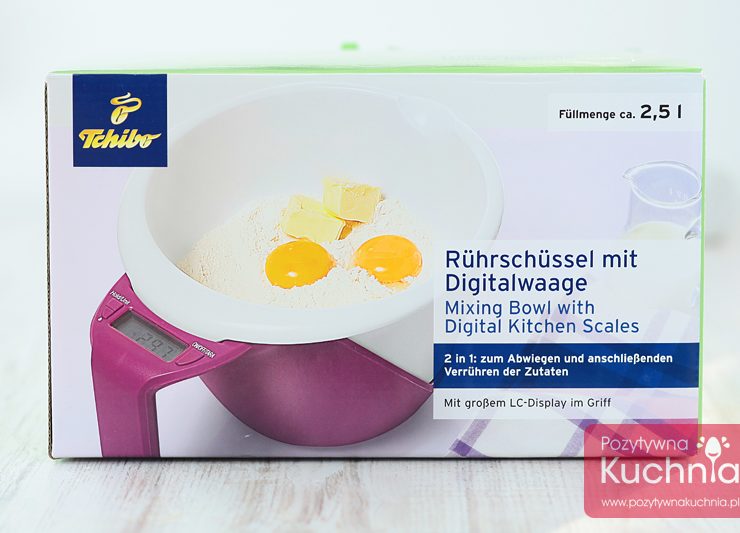 Miska do miksowania z cyfrową wagą Tchibo