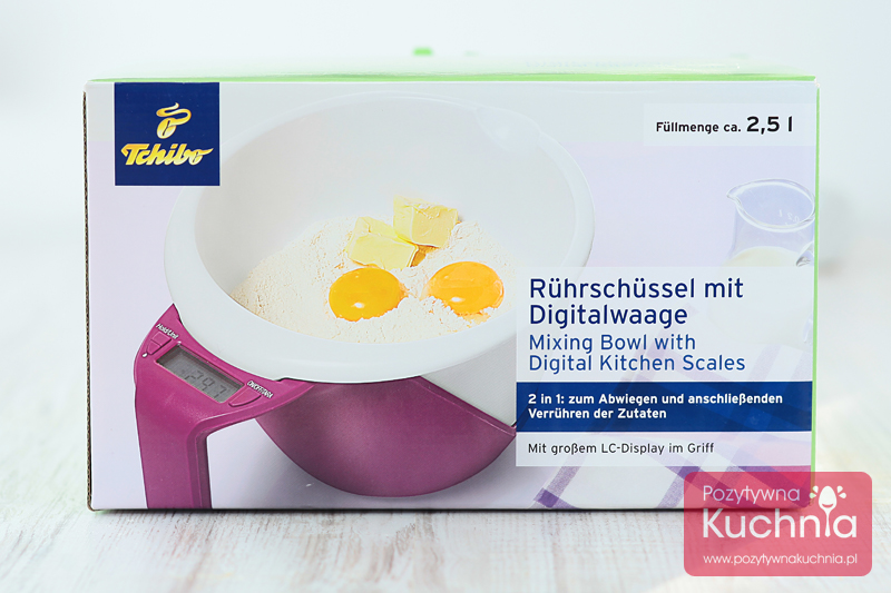 Miska do miksowania z cyfrową wagą Tchibo