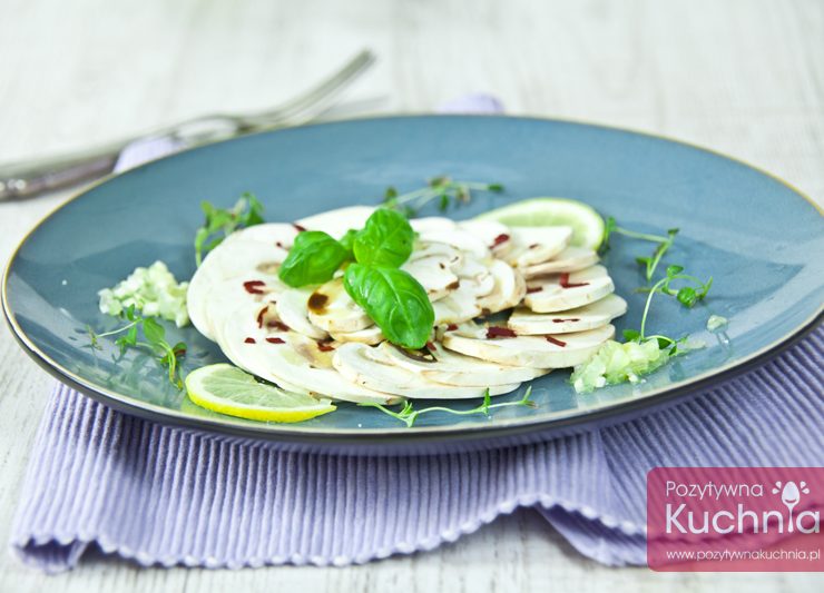 Carpaccio z pieczarek