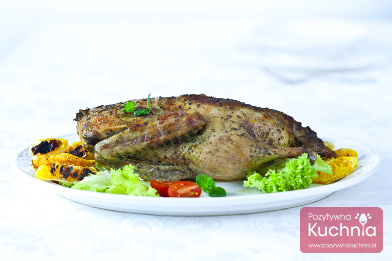 Kaczka pieczona z pomarańczami