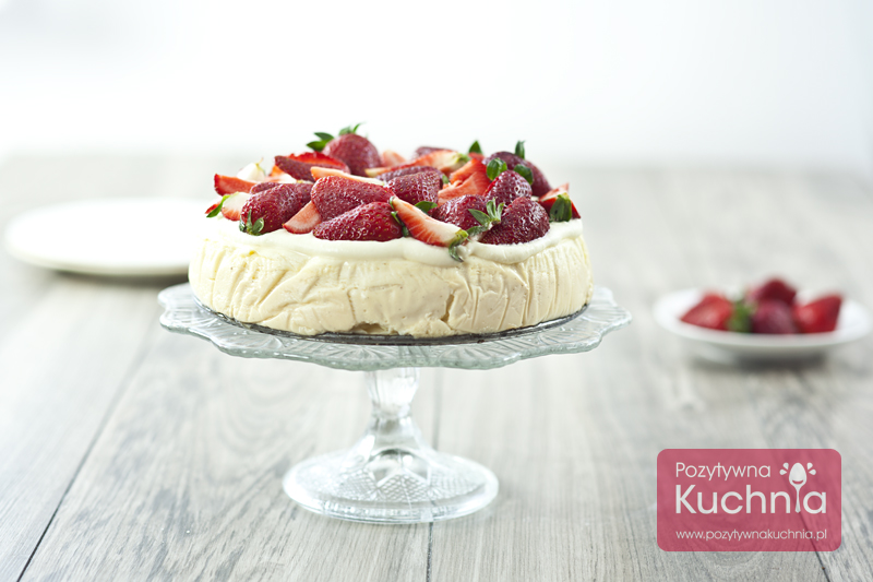 Sernik z białą czekoladą