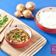 Krewetki z sosem sojowym