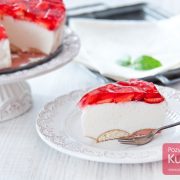 Sernik na zimno z galaretką