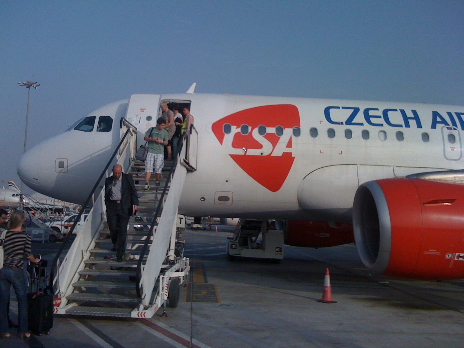 Po wylądowaniu w Abu Dhabi