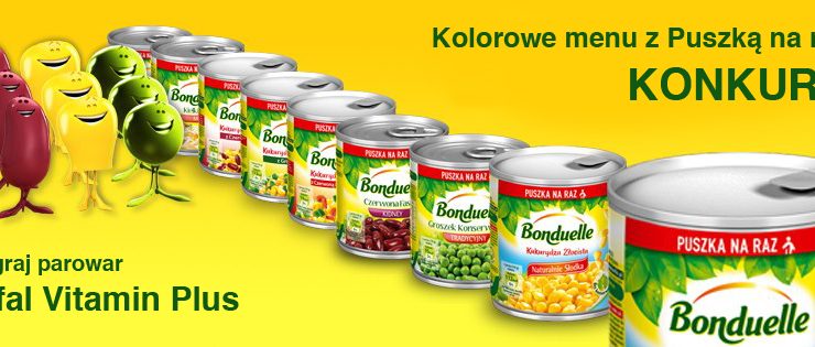 Kolorowe menu z Puszką na raz - konkurs
